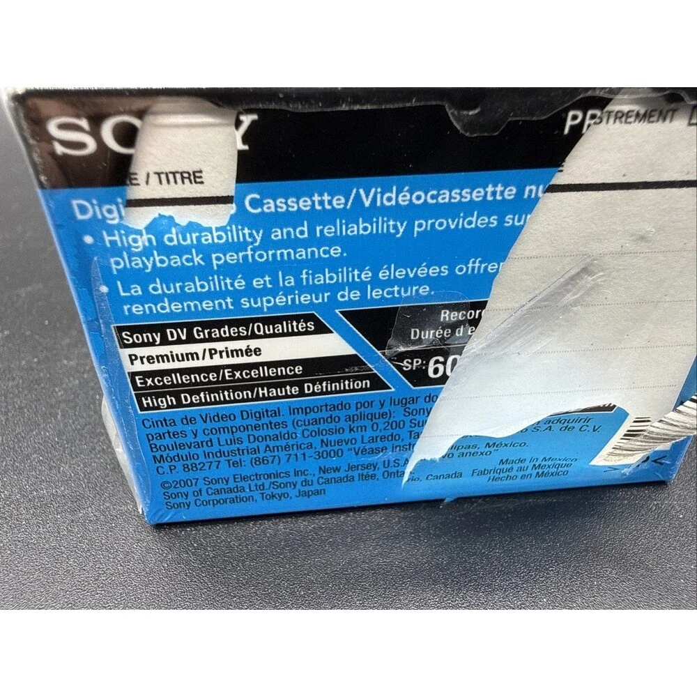 New Sealed 2 Pack Sony DVC DVM60PRR
